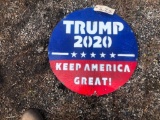 TRUMP 2020 METAL SIGN