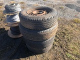 (4) TIRES ((1) 215/65 R16 BFG, (1) P265/70 R17