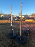 VOLLEYBALL POLES W/NET