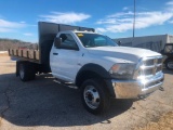 2014 DODGE RAM 5500 FLATBED DUMP