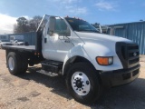 2011 F750 FLATBED TRUCK