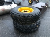 (2) 16.9-24 TRACTOR TIRES & WHEELS