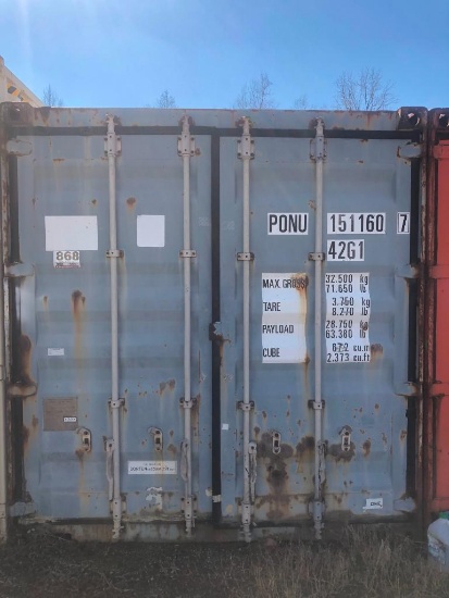 40' SHIPPING / STORAGE CONTAINER