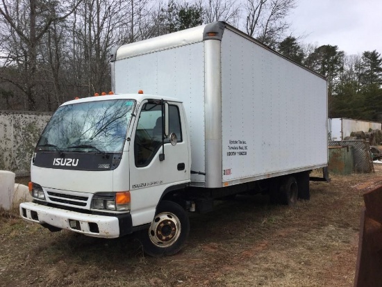 2005 ISUZU NPR CAB OVER BOX TRUCK