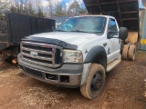 2007 FORD F-450 XLT SUPER DUTY DUMP TRUCK