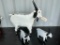 GOAT FAMILY METAL YARD ART