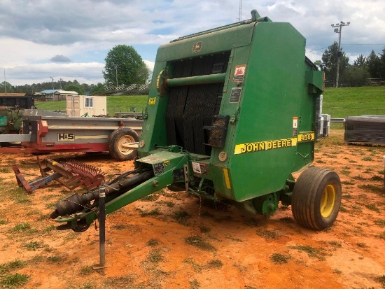 JOHN DEERE 456 ROUND HAY BALER