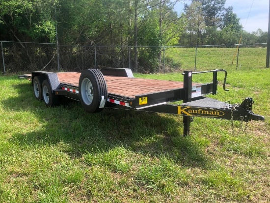 2018 KAUFMAN TILT EQUIPMENT TRAILER