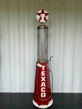 TEXACO GAS PUMP METAL YARD ART