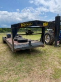 2007 KAUFMAN GOOSENECK FLAT DECK TRAILER