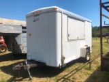 1998 AVENGER SINGLE AXLE ENCLOSED TRAILER