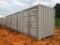 40' HI-CUBE CONTAINERS W/END & SIDE ENTRIES