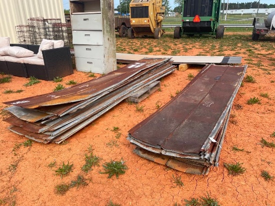 (2) PALLETS-USED TIN