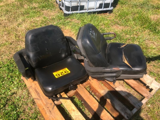 (2) USED FORKLIFT SEATS