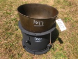 H12 SAND BLASTED POT W/STAND & BURNER