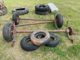 (3) MOBILE HOME AXLES & TIRES