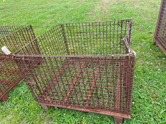 WIRE BASKET 40"X40"X30"