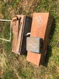 (2) WOODEN BOXES W/TOOLS & SAWS