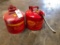 (2) EAGLE METAL SAFETY CANS (5gal)