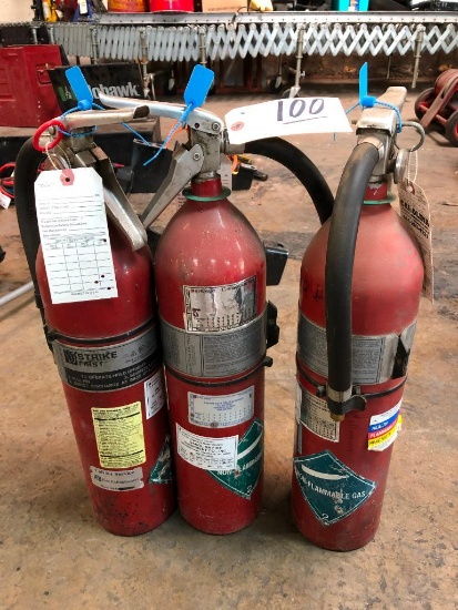 (3) FIRE EXTINGUISHERS
