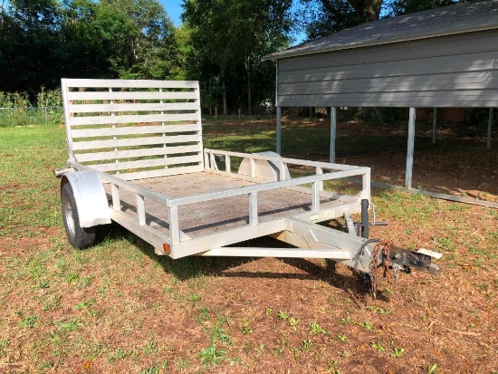 2009 76 INCH X 10 FT ALUMINUM TRAILER