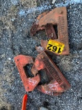(5) DITCH WITCH SUITCASE WEIGHTS