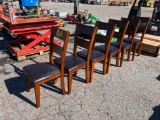 (6) DINING ROOM CHAIRS