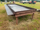 LARGE STEEL TABLE 7'X15'