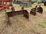 PAIR OF LARGE PIPE ROLLER STANDS