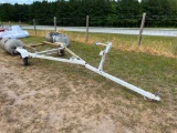 SINGLE AXLE TILT BOAT TRAILER **NO TITLE**