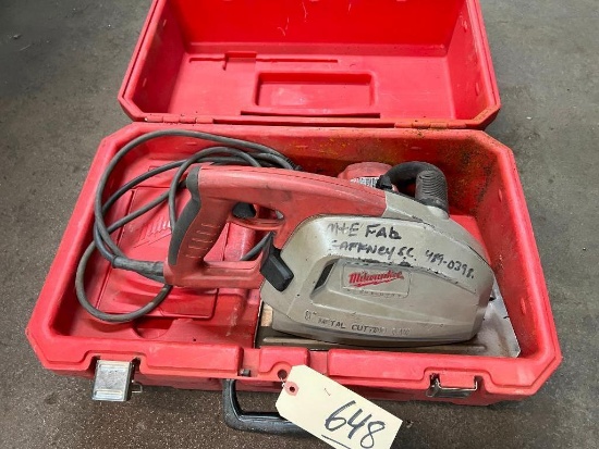 MILWAUKEE 8" METAL CUTTING SAW (ELECTRIC)