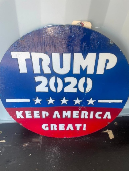 TRUMP 2020 KEEP AMERICA GREAT AGAIN METAL WALL ART