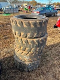 SET-USED SKID STEER TIRES (12-16.5)