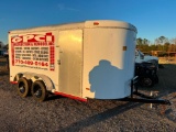 1993 14' 2 AXLE ENCLOSED TRAILER **NO TITLE**