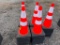 (50) SAFETY HIGHWAY CONES **SELLING ABSOLUTE**