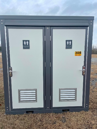 UNUSED BASTONE 110V PORTABLE TOILET W/ DOUBLE