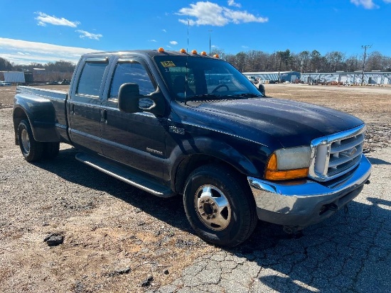 2001 FORD F350 XLT SUPER DUTY CREW CAB DRW PICKUP