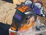 AUTO DARKENING WELDING HELMET (FLAMES)