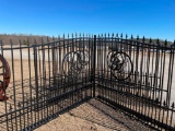 16' DEER ENTRANCE GATE (POWDER COATED)