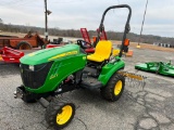 JOHN DEERE 1023E YARD TRACTOR