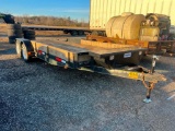 18' CARRY ON EQUIPMENT TRAILER **NO TITLE**