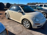 2008 VOLKSWAGON CONVERTIBLE BEETLE