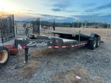 2021 DELTA 20' TILT EQUIPMENT TRAILER