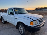 2001 FORD RANGER PICKUP **DOES NOT RUN, NO KEY**