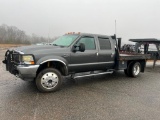 2003 FORD F450 SUPER DUTY LARIAT CREW CAB FLATBED