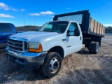 2001 FORD F450XL SUPER DUTY DUMP TRUCK