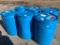 (6) 55 GAL PLASTIC BARRELS