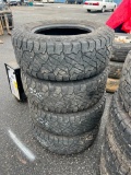 (4) TIRES LT285/65 R18