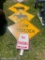 (4) ROAD SIGNS