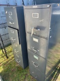 (2) 4 DRAWER FILE CABINETS